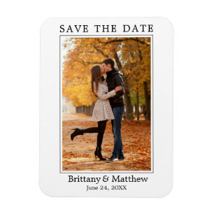 Magnet Flexible Photo en couple minimaliste moderne Enregistrer la