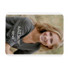 Photo et texte personnalisés.