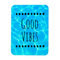 Photo Good Vibes Clear Blue Pool Water