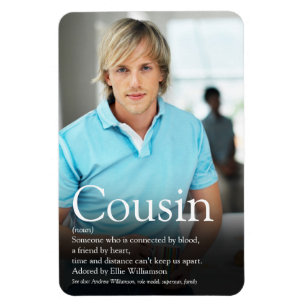 Magnet Flexible Photo moderne meilleure définition jamais Cousin