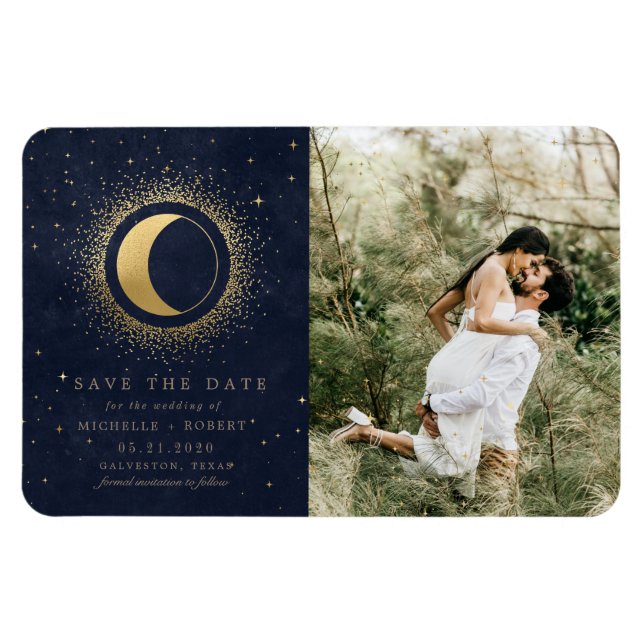 Magnet Flexible photo or céleste enregistrer la date (Horizontal)