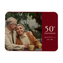Photo personnalisé mariage moderne rouge blanc ann