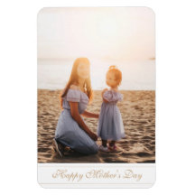 Photo personnalisée Script Happy Mother's Day