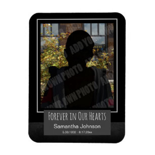 Magnet Flexible Photo pour toujours dans nos coeurs