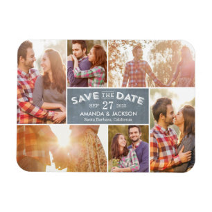 Magnet Flexible Photo Showcase Enregistrer L'Aimant Date