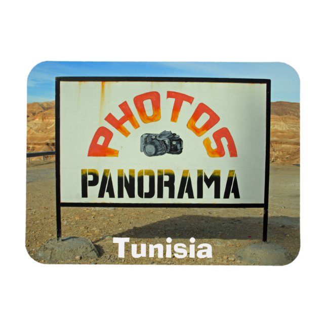 Magnet Flexible Photo-stop tunisien (Horizontal)