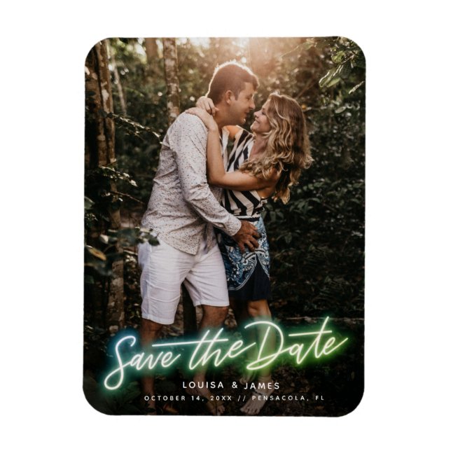 Magnet Flexible Photo verticale de Neon Enregistrer l'aimant de da (Vertical)