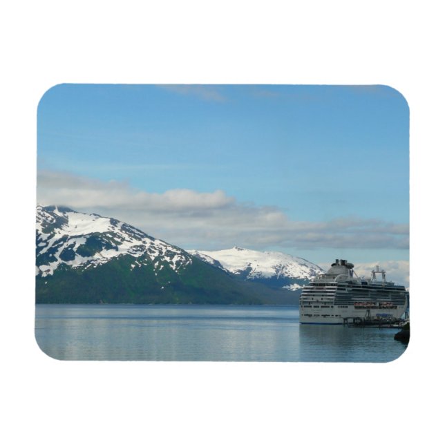Magnet Flexible Photographie de voyage de croisière en Alaska (Horizontal)