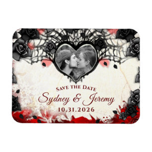 Magnet Flexible Photographie d'Halloween gothique foncé Enregistre
