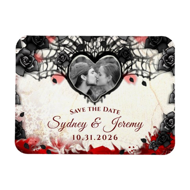 Magnet Flexible Photographie d'Halloween gothique foncé Enregistre (Horizontal)