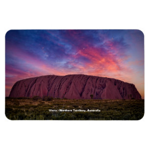 Magnet Flexible Photographie pittoresque - Uluru au coucher du sol