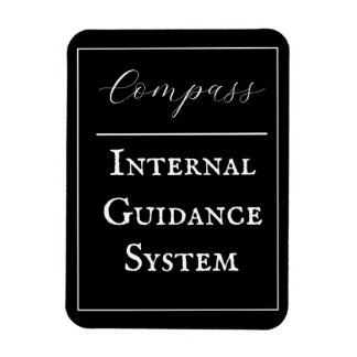 Magnet Flexible Phrase "Compas - Système de guidage interne"