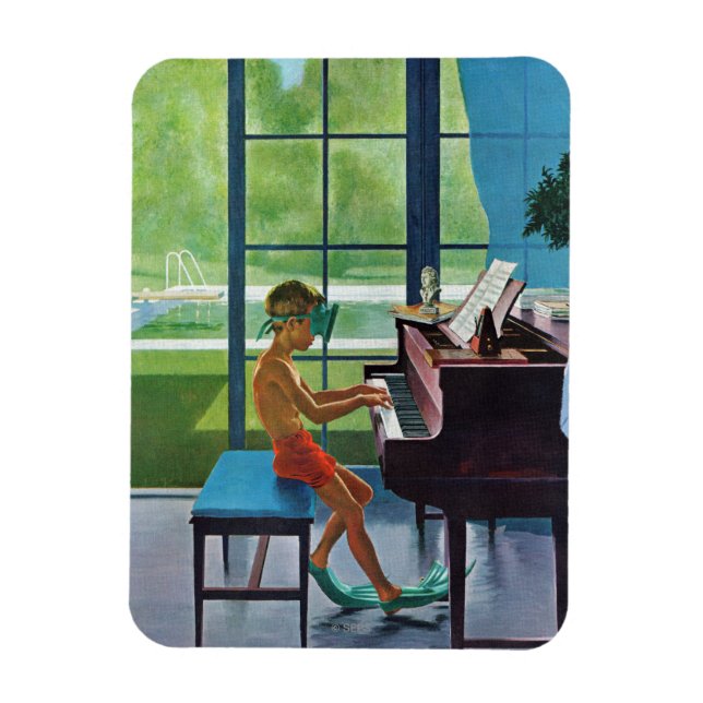 Magnet Flexible Piano Practice (Vertical)