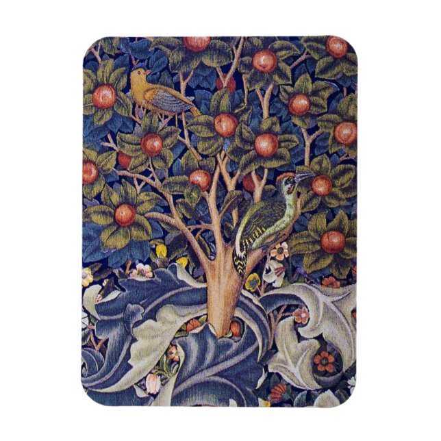Magnet Flexible Pic de bois, William Morris (Vertical)