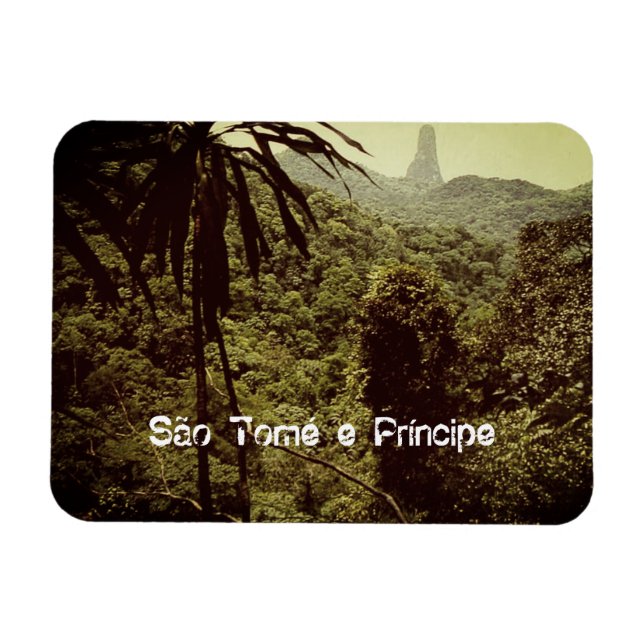 Magnet Flexible Pico Cão Grande - São Tomé und Príncipe (Horizontal)