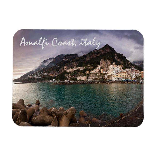 Magnet Flexible Picturesque Amalfi Coast Italy Seaside Town (Horizontal)