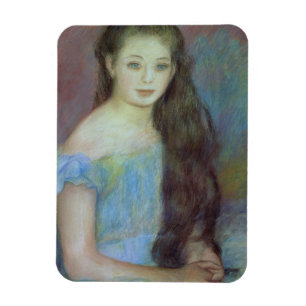 Magnet Flexible Pierre A Renoir   Jeune fille aux yeux bleus