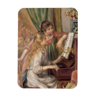 Magnet Flexible Pierre A Renoir   Jeunes filles au piano