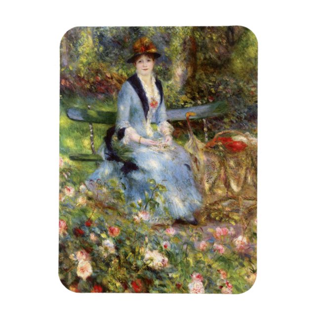 Magnet Flexible Pierre-Auguste Renoir - Dans les Roses (Vertical)