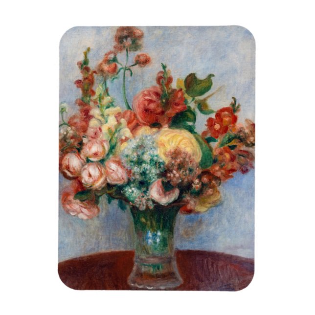 Magnet Flexible Pierre-Auguste Renoir - Fleurs dans un Vase (Vertical)