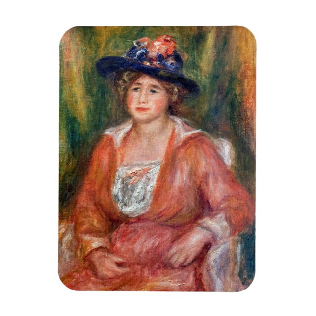 Magnet Flexible Pierre-Auguste Renoir - Portrait d'une femme assis (Vertical)