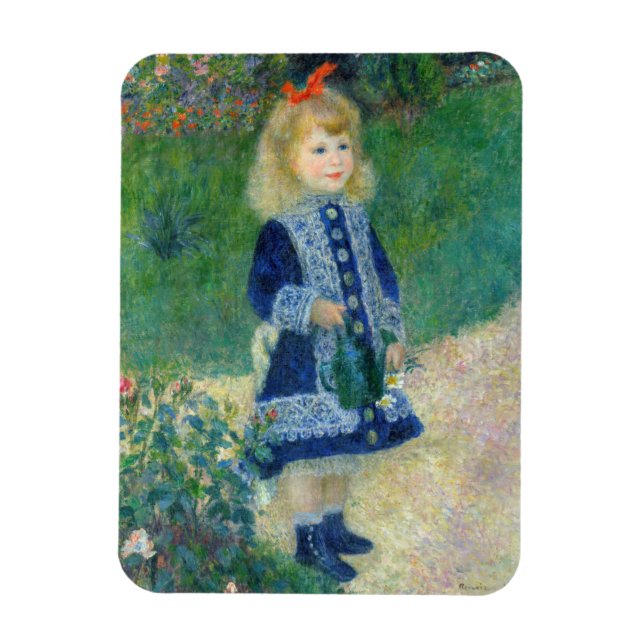 Magnet Flexible Pierre-Auguste Renoir - Une fille avec une canne d (Vertical)