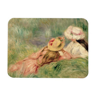 Magnet Flexible Pierre jeunes filles de Renoir un   sur la berge