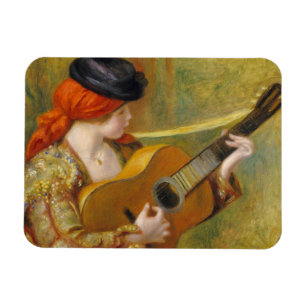 Magnet Flexible Pierre une jeune femme espagnole de Renoir avec