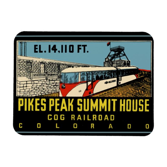 Magnet Flexible Pikes Peak Colorado (Horizontal)