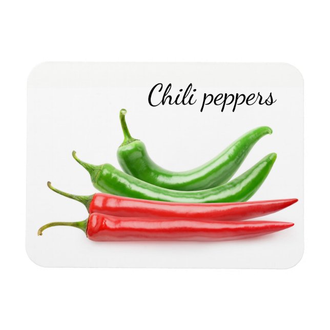 Magnet Flexible Piments rouges et verts (Horizontal)