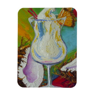 Magnet Flexible Pina Colada et aimant de noix de coco
