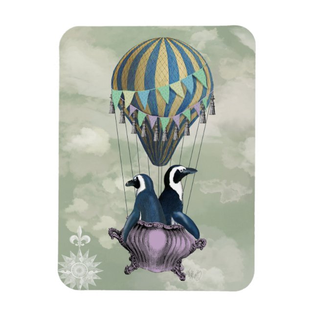 Magnet Flexible Pingouins volants 2 (Vertical)