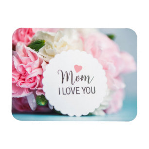Magnet Flexible Pink Motherhood Flower Happy Mothers Day Flowers
