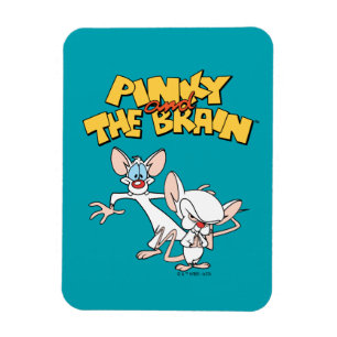 Magnet Flexible Pinky et le cerveau   Afficher le logo