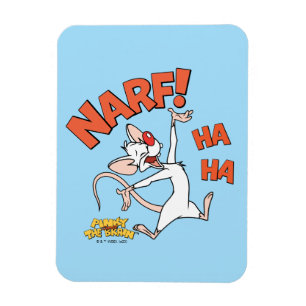 Magnet Flexible Pinky et le cerveau   Pinky "Narf !"