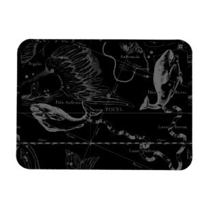Magnet Flexible Pisces Constellation Map par Hevelius 1690