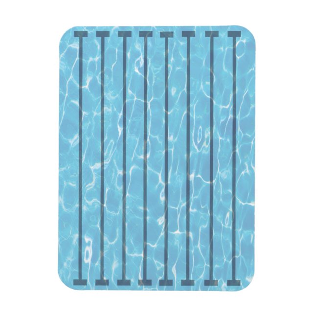 Magnet Flexible Piscine de l'équipe de natation (Vertical)