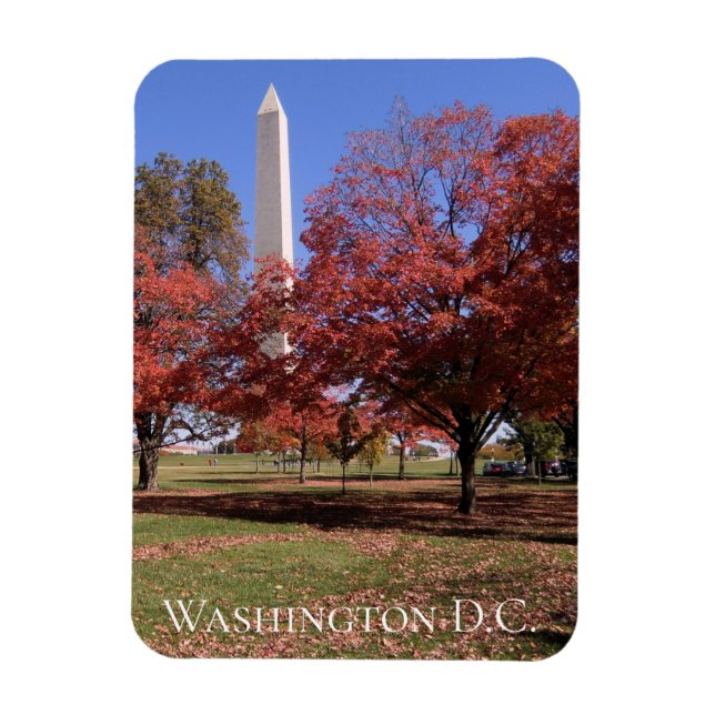 Magnet Flexible Pittoresque Automne Washington D.C. Souvenir (Vertical)