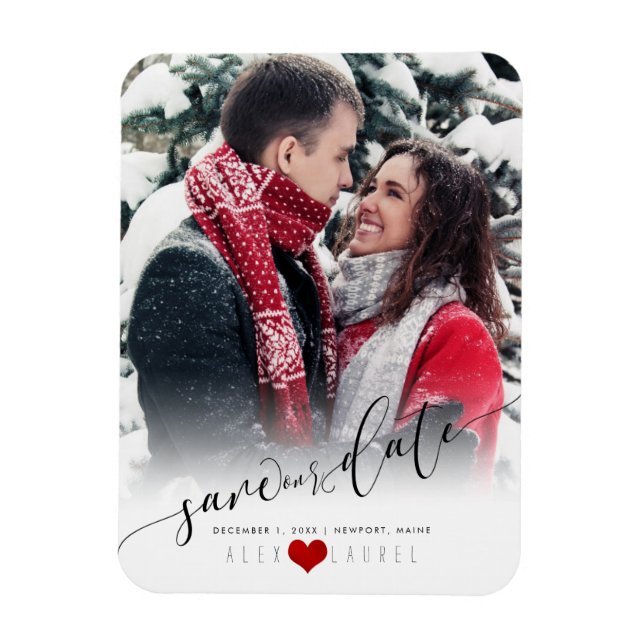 Magnet Flexible PixDezines Enregistrer le script de date/fantaisie (Vertical)