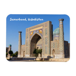 Magnet Flexible Place du Registan au coucher du soleil - Samarkand