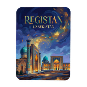 Magnet Flexible Place du Régistan Ouzbékistan