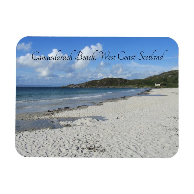 Magnet Flexible Plage de Camusdarach, Arisaig, Écosse (Horizontal)