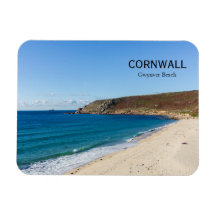 Plage de Gwynver Cornwall Angleterre 