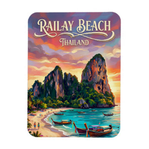 Magnet Flexible Plage de Railay Thaïlande