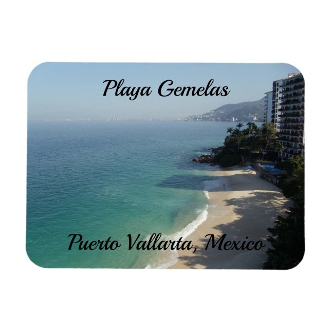 Magnet Flexible Plage de sable turquoise (Horizontal)