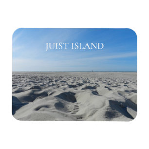 Magnet Flexible Plage de sable, Watts, Île de Juist, Frise orienta