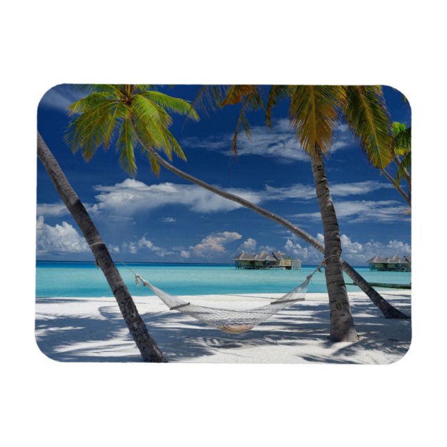 Magnet Flexible Plages tropicales | Sandy Beach, Maldives (Horizontal)