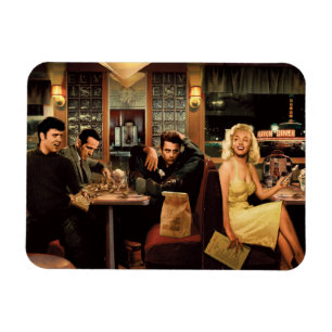 Magnet Flexible Plaque bleue