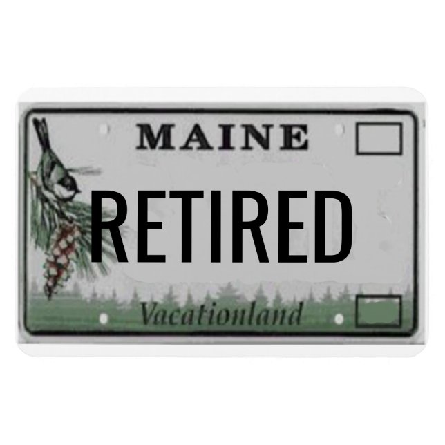 Magnet Flexible Plaque de licence Maine flexible (Horizontal)