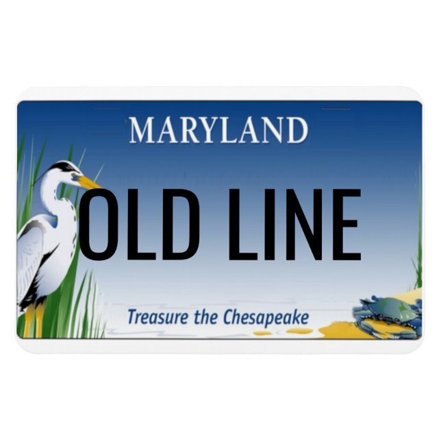 Magnet Flexible Plaque de licence Maryland flexible (Horizontal)